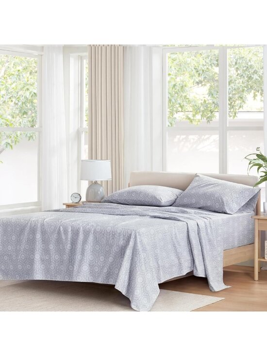 Other - Cozy 100% Cotton Twin Sheet Set, Breathable & Lightweight, Fits Up to 14